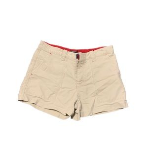 American Eagle khaki shorts, size 8.